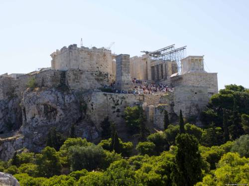 Афины. вид на Акрополь