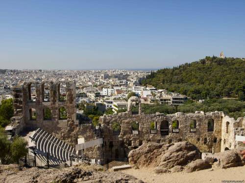 Афины. Акрополь. Античный театр