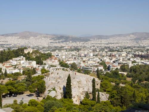Афины. Акрополь. Вид на город
